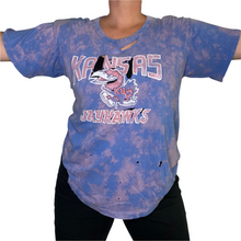 Load image into Gallery viewer, Vintage 1980s University of Kansas Jayhawks Tattered TSHIRT - L