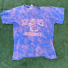 Load image into Gallery viewer, Vintage 1980s University of Kansas Jayhawks Tattered TSHIRT - L