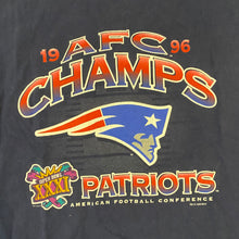 Load image into Gallery viewer, Vintage 1996 New England Patriots AFC Champs TSHIRT - XL