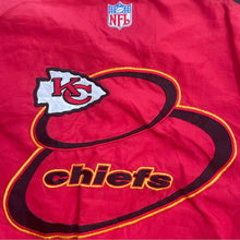 Load image into Gallery viewer, Vintage 1990s Kansas City KC Chiefs Full Zip Windbreaker Jacket - L