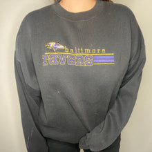 Load image into Gallery viewer, Vintage 1990s Baltimore Ravens Embroidered Crew - 2XL
