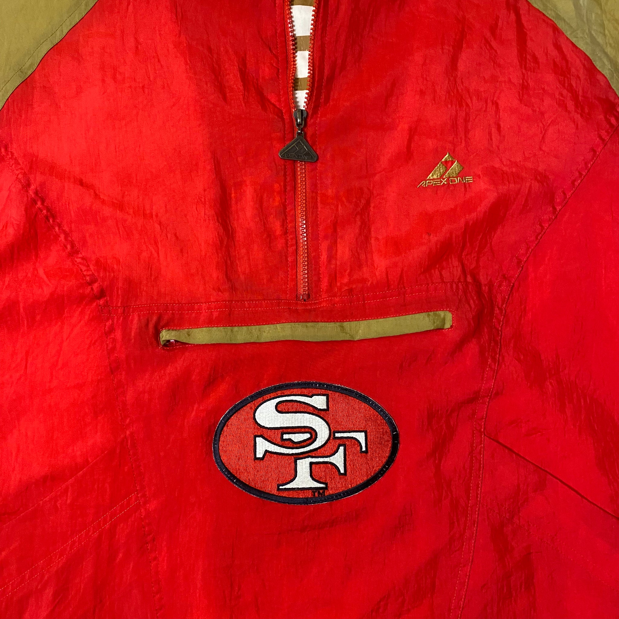 San Francisco 49ers Starter Jackets , 49ers Pullover Starter Jacket,  Throwback 90's Jackets