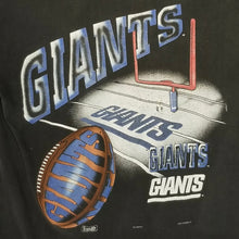 Load image into Gallery viewer, Vintage 1990 New York NY Giants Black TSHIRT - Size XL
