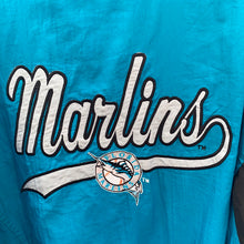 Load image into Gallery viewer, Vintage 1990s Florida Marlins Old Logo Kangaroo Style Windbreaker from Logo 7 - L