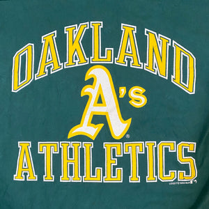 Vintage 1988 Oakland A's Athletics VNECK TSHIRT - L