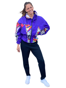 Vintage 1980s Tyrolia One-Piece Skisuit Onesie Gaper with Tight Pants and Stirrups - Size 10 / Large