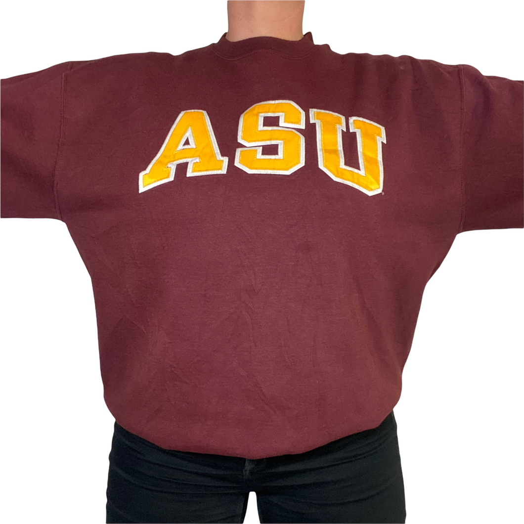 Vintage 1990s Arizona State University ASU Sun Devils Letterman