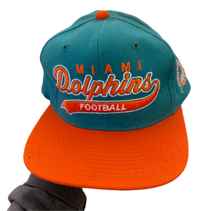 Vintage 1990s Miami Dolphins Snapback HAT from STARTER - Adjustable