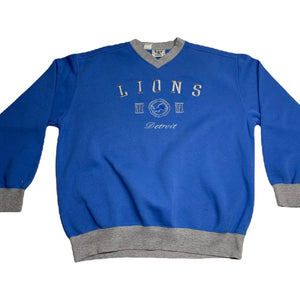 Vintage 1990s Detroit Lions Lee Sport Crew - XL/XXL – Rad Max Vintage