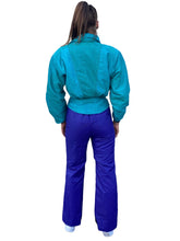 Load image into Gallery viewer, Vintage 1980s Turquoise Nils Ski Jacket - Size 4 / Small