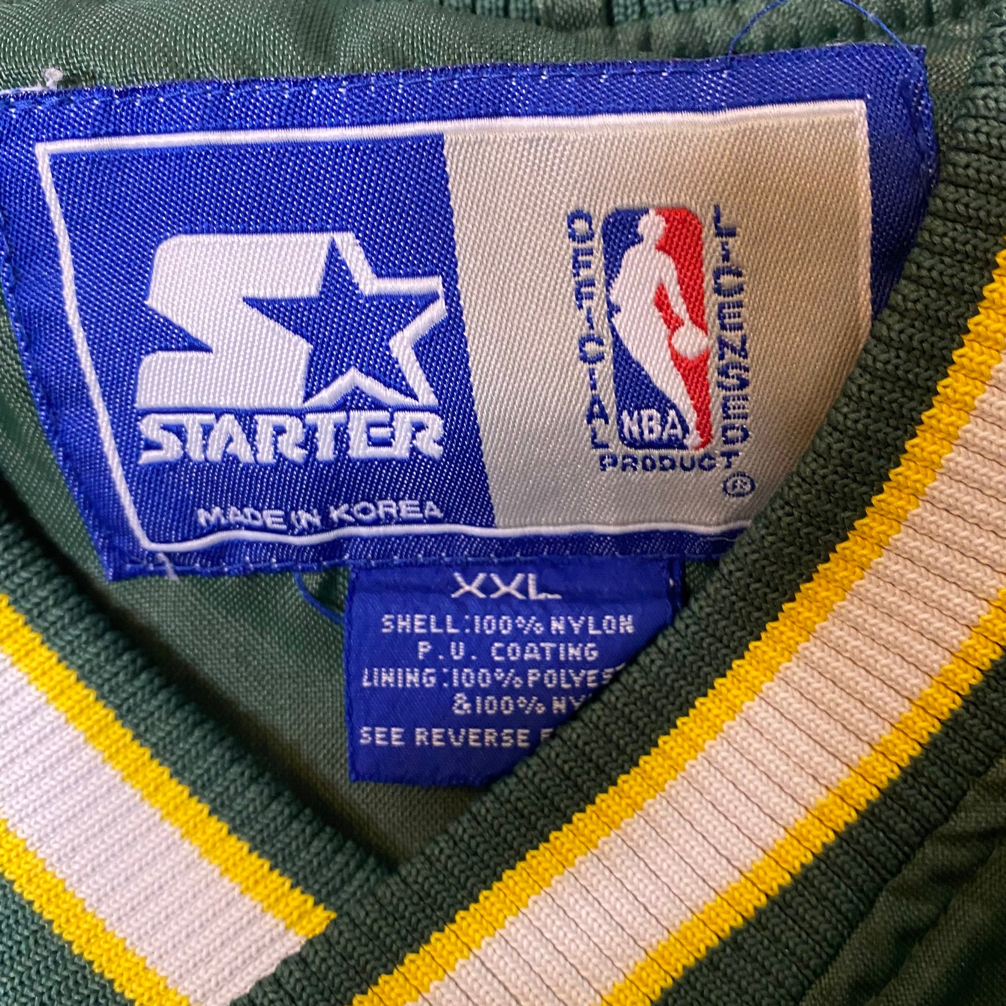 Seattle Supersonics Vintage Starter Pullover Jacket Size Medium