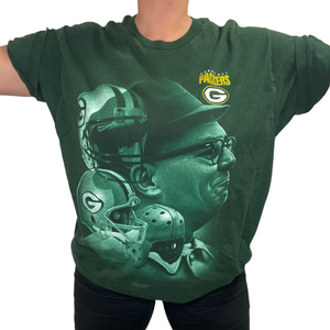 Vintage 1990s Green Bay Packers x Vince Lombardi Pro Player TSHIRT - XL