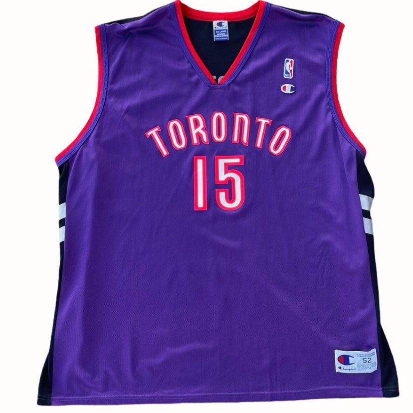 Champion Vince Carter Purple Toronto Raptors Jersey | Vintage NBA Jersey