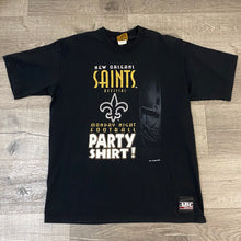 Load image into Gallery viewer, Vintage 1993 New Orleans Saints Monday Night Football Party TSHIRT - M