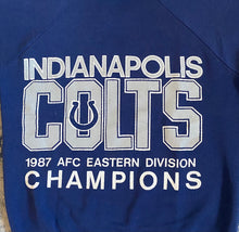 Load image into Gallery viewer, Vintage 1987 Indianapolis Colts AFC Eastern Division Champions Crew - M