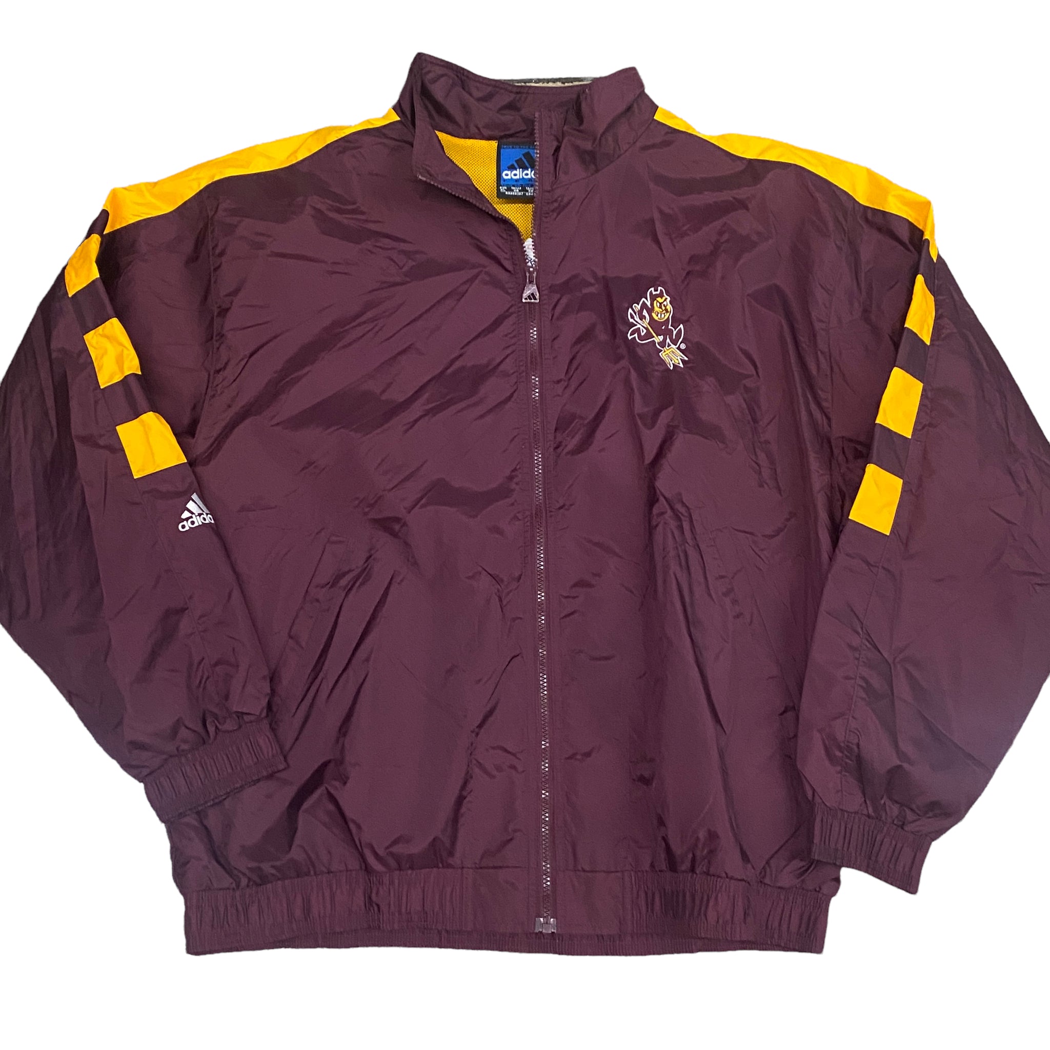 90s University Of Nebraska Satin Varsity Jacket - Men's Large