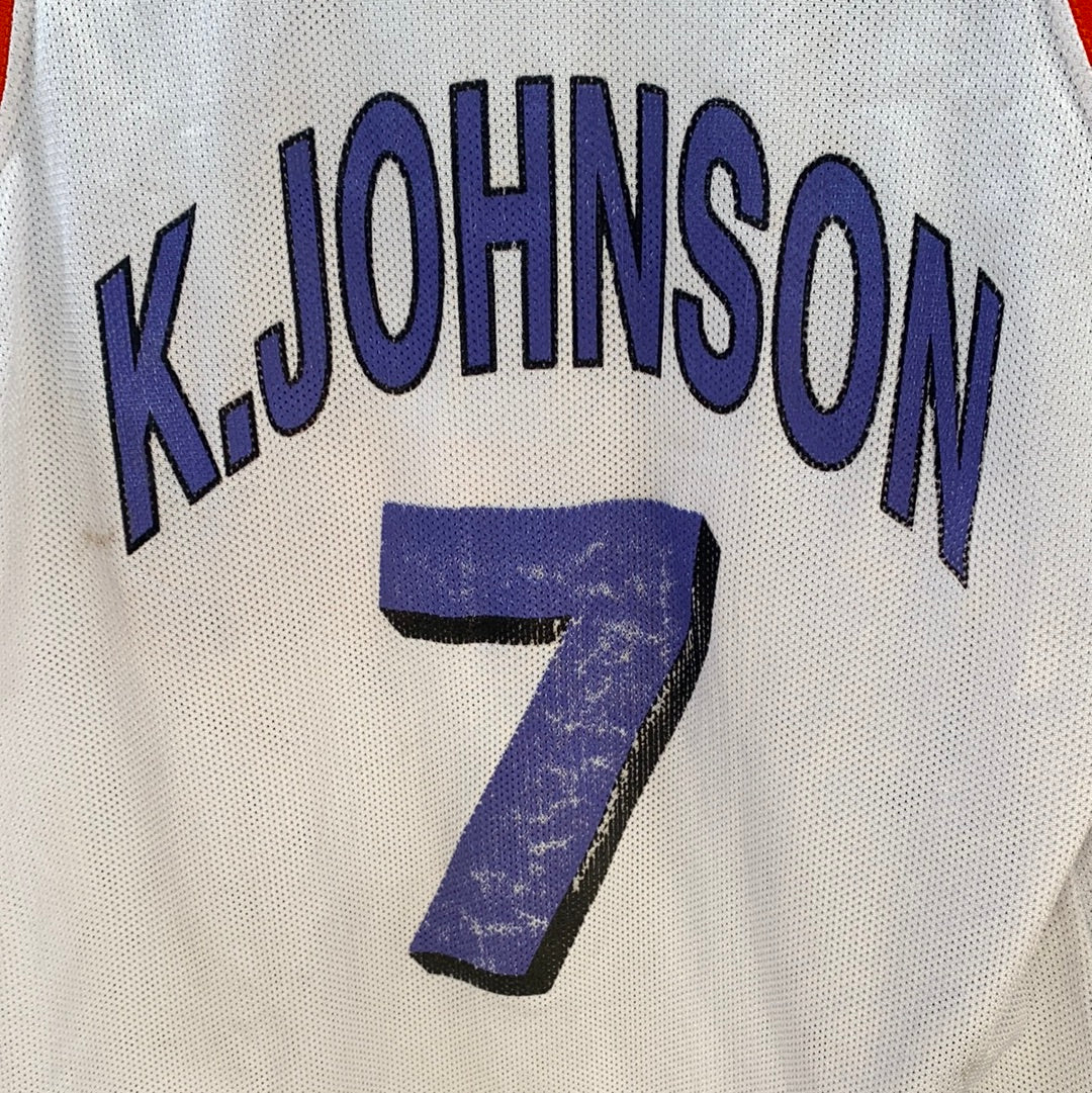 100% Authentic Kevin Johnson Vintage Champion Suns Jersey Size 44 M L
