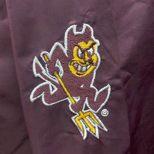 Vintage 90s ASU Arizona State University Sun Devils Windbreaker Jacket from Adidas - Size XL
