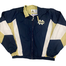 Load image into Gallery viewer, Vintage 1990s University of Notre Dame Fighting Irish Full Zip Windbreaker Jacket - Size Large
