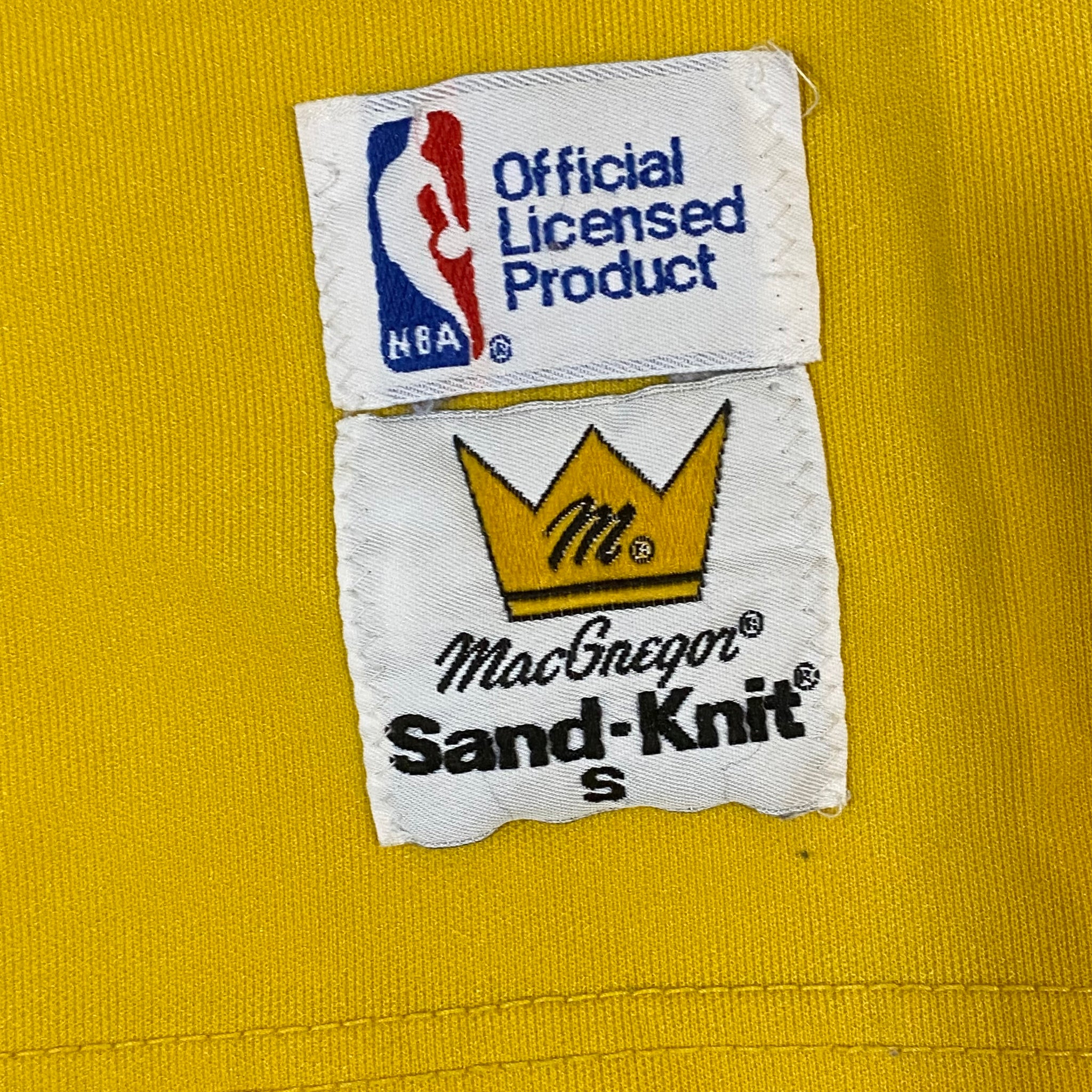 80's Los Angeles Lakers Sandknit Macgregor NBA Practice Jersey