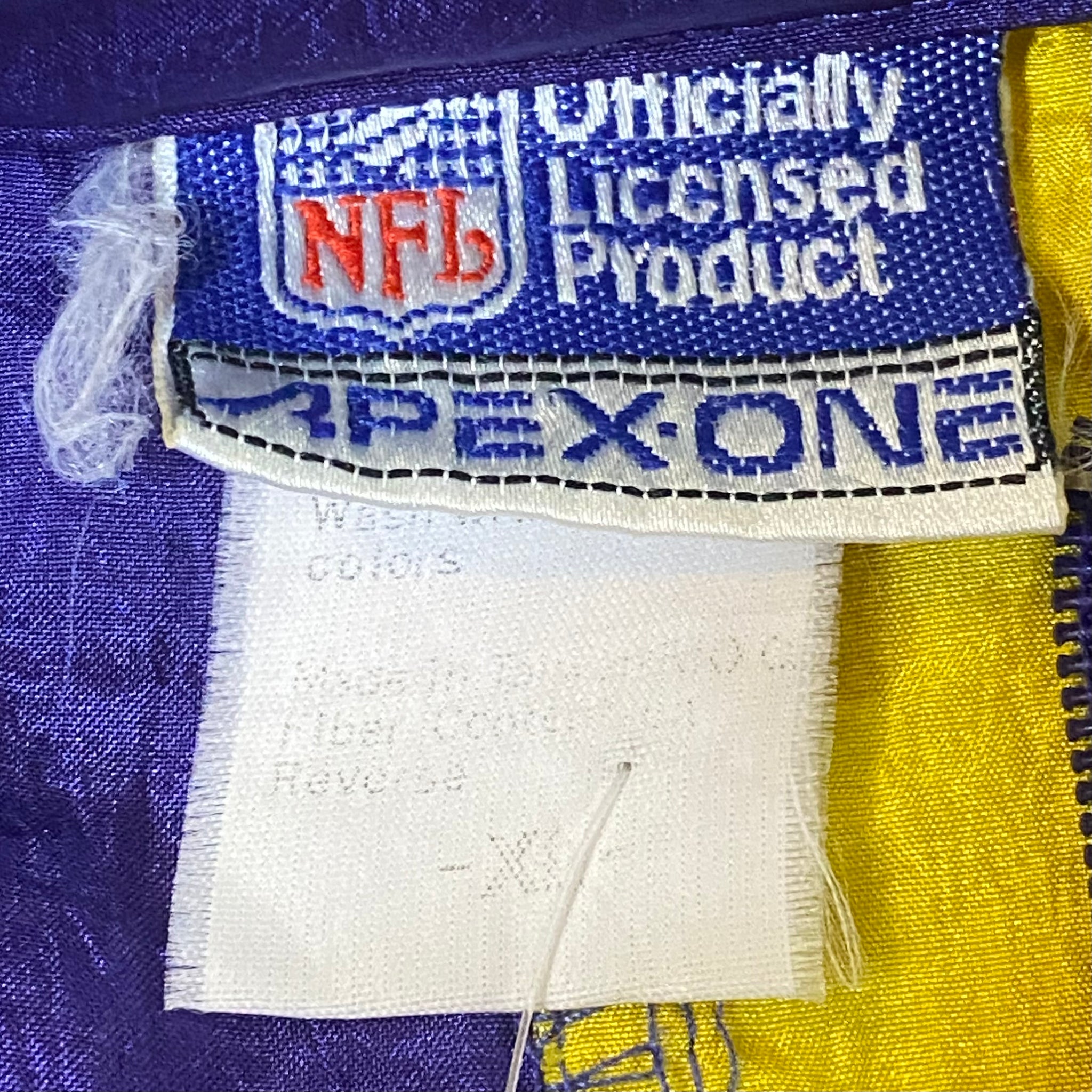 Vintage Apex One Minnesota Vikings Windbreaker