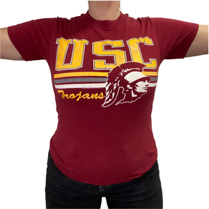 Vintage 1990 University of Southern California USC Trojans TSHIRT - S