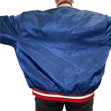 Load image into Gallery viewer, Vintage 1980s Atlanta Braves Satin Bomber Starter Jacket SPELL OUT - XXL