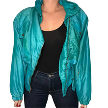 Load image into Gallery viewer, Vintage 1980s Turquoise Nils Ski Jacket - Size 4 / Small