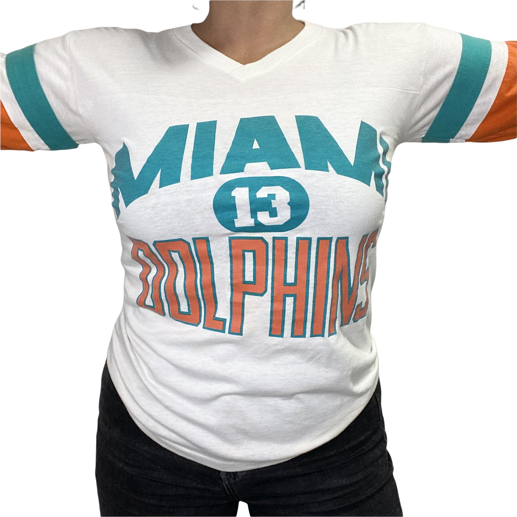 Vintage 1980s Miami Dolphins x Dan Marino Tshirt - S