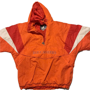 Vintage 1990s Tampa Bay Buccaneers Creamsicle Full Zip Windbreaker Jacket from Apex One - L