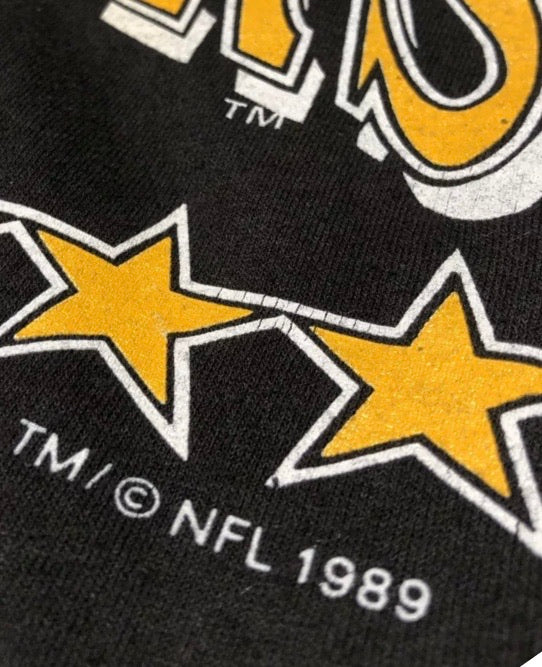 Vintage 1989 Pittsburgh Steelers Logo 7 TSHIRT - M – Rad Max Vintage