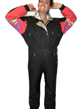 Load image into Gallery viewer, Vintage 80s 90s Onesie Gaper One Piece Skisuit from Killy - Women&#39;s Large / Men&#39;s Medium