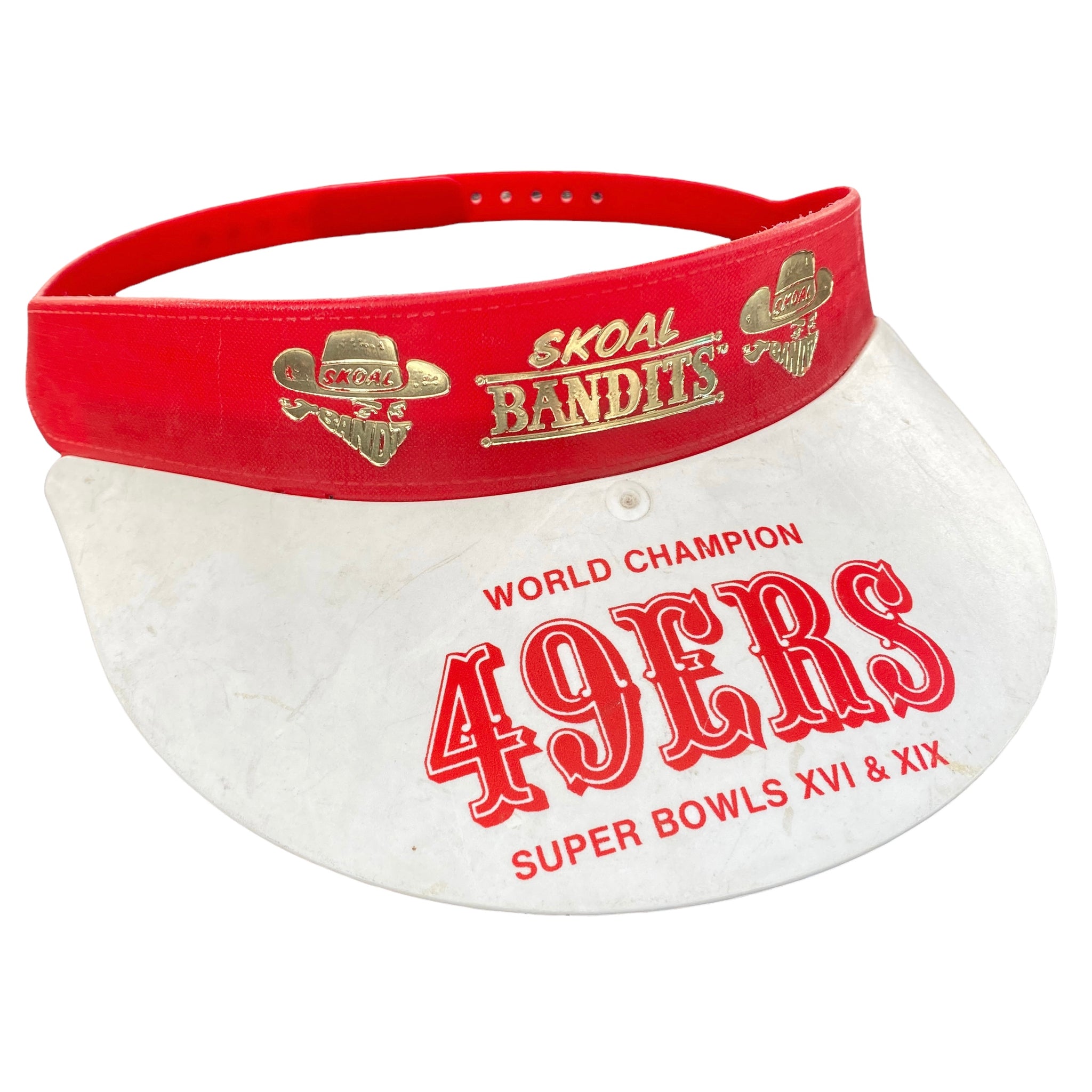 Vintage 1985 San Francisco SF 49ers x SKOAL Super Bowl Snapback Visor – Rad  Max Vintage