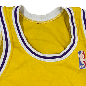 Vintage 1980s Los Angeles LA Lakers Sand Knit JERSEY - S