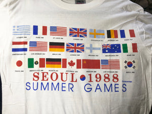 1988 USA Seoul Olympics TSHIRT - L - Rad Max Vintage