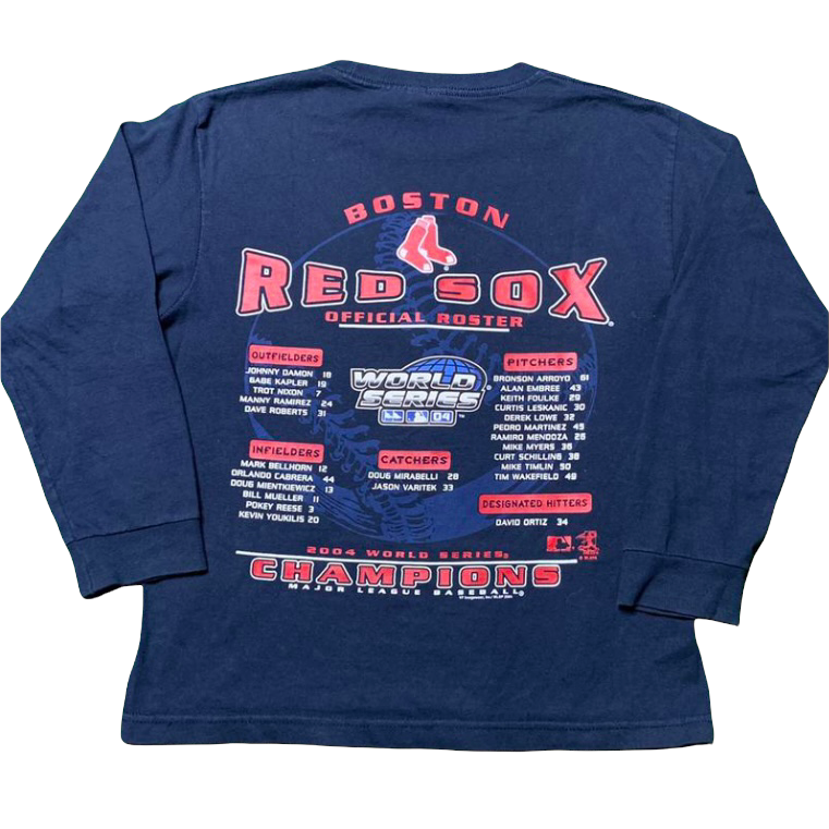 Men's Boston Red Sox Homage Red 2004 World Series Champions Tri-Blend T- Shirt