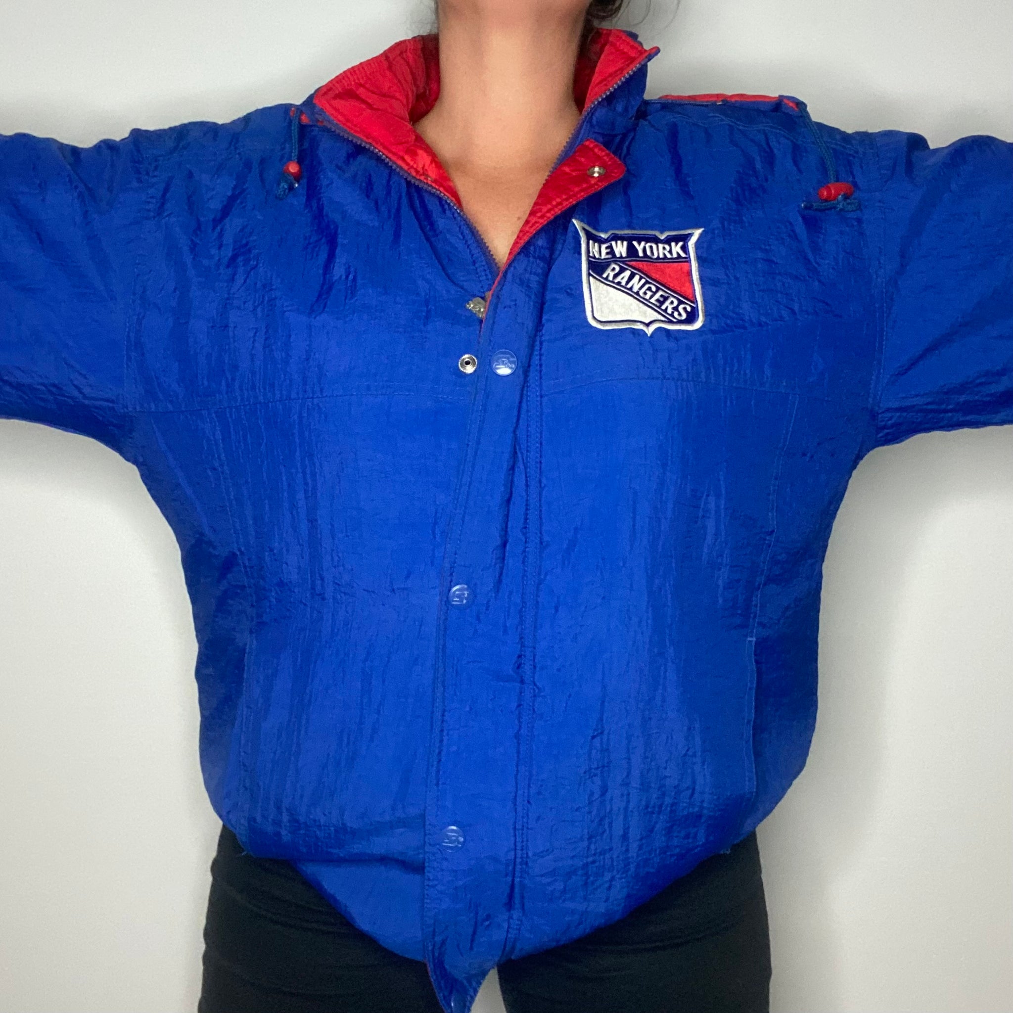 Vintage Starter Center Ice New York Rangers Winter Jacket (Size XL) — Roots