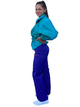 Load image into Gallery viewer, Vintage 1980s Turquoise Nils Ski Jacket - Size 4 / Small