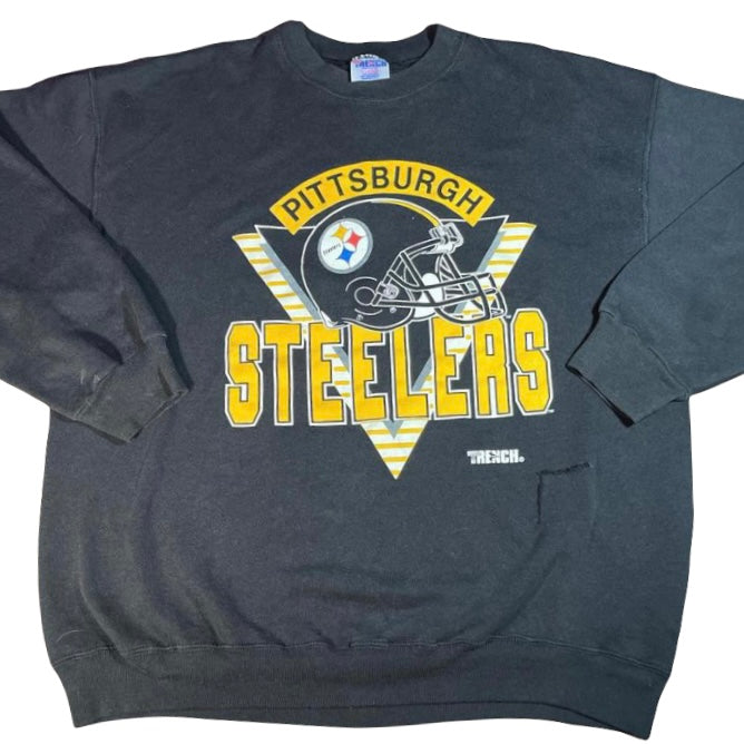 steelers crewneck sweatshirt vintage