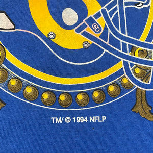 Vintage 1994 Los Angeles LA Rams TSHIRT with Original Tag - Size Large