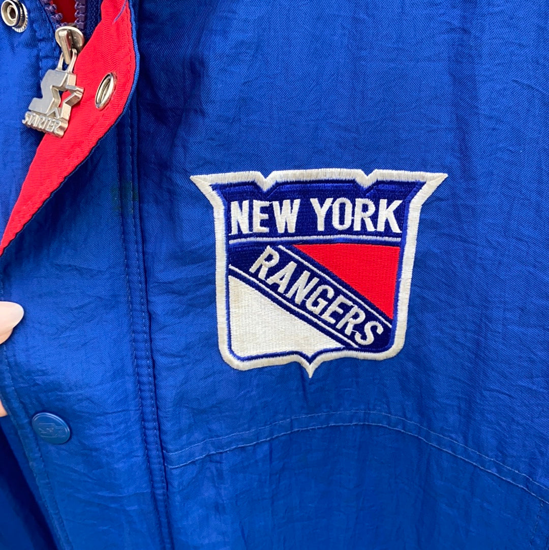 Zip Up NHL New York Rangers Track Jacket - Jackets Masters