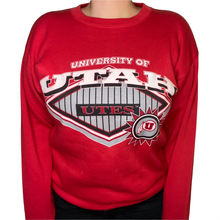 Load image into Gallery viewer, Vintage 1990s University of Utah Utes Crew with Original Tags! - L