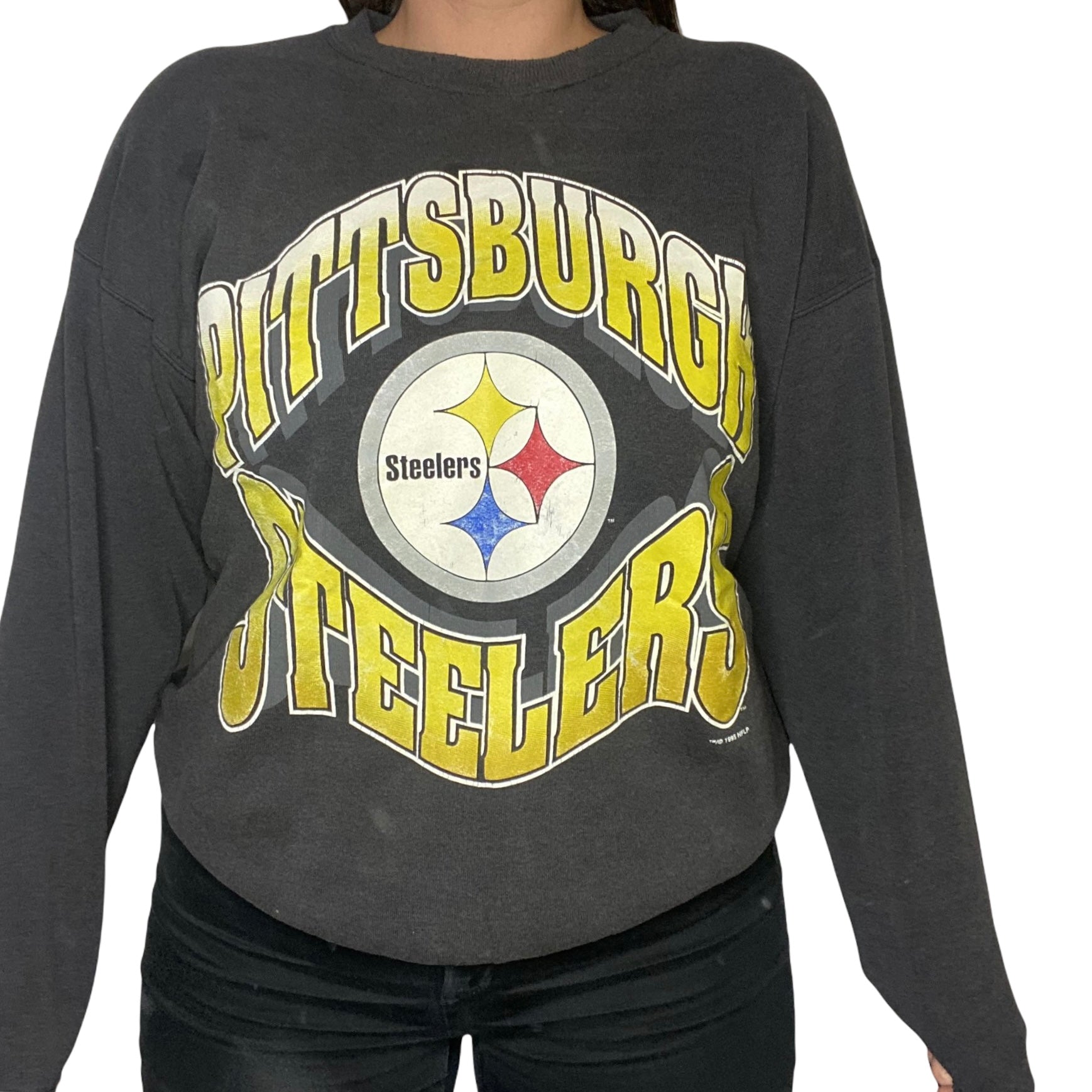 Shop Steelers Crew Sweatshirt