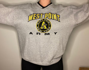 Vintage Army West Point USMA Lee Sport VNECK - XL