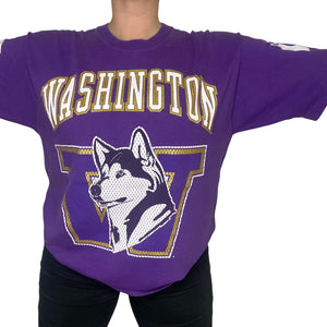 Vintage Late 90s University of Washington Huskies Pro Player TSHIRT - XL