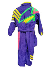 Load image into Gallery viewer, Vintage 80s Neon Obermeyer One Piece Skisuit Gaper - Junior 14 / Adult XS