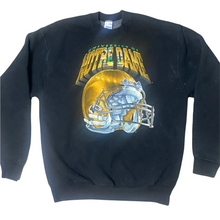 Load image into Gallery viewer, Vintage Late 80s-early 90s University of Notre Dame Fighting Irish Big Helmet Crew - L