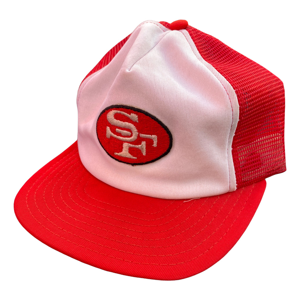 Vintage 80s San Francisco SF 49ers Snapback Mesh HAT – Rad Max Vintage