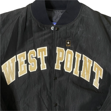 Load image into Gallery viewer, Vintage Late 80s-early 90s West Point Army Black Knights Starter Jacket Bomber SPELL OUT - XXL