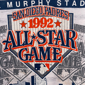 Vintage 1992 San Diego Padres MLB All Star Game TSHIRT - XL